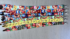 20pcs cartoon anime mix Neck Strap Lanyard Key chain ID Phone Card Badge Holder