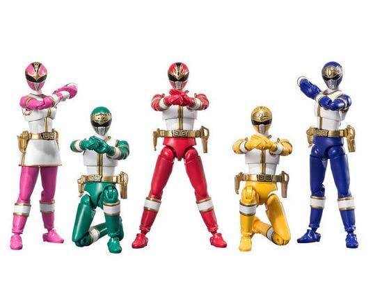 Power rangers SHODO SUPER GOSEI SENTAI DAIRANGER set Bandai figure 
