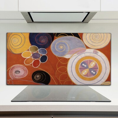 Sie Zehn Mainstay IV Hilma af Klint Küchenrückwand Spritzschutz auf Glas 120x60