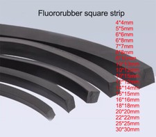 4mm-30mm czarna kauczuk fluorowy kwadratowa listwa uszczelniająca gumowa uszczelka pręty kwadratowe