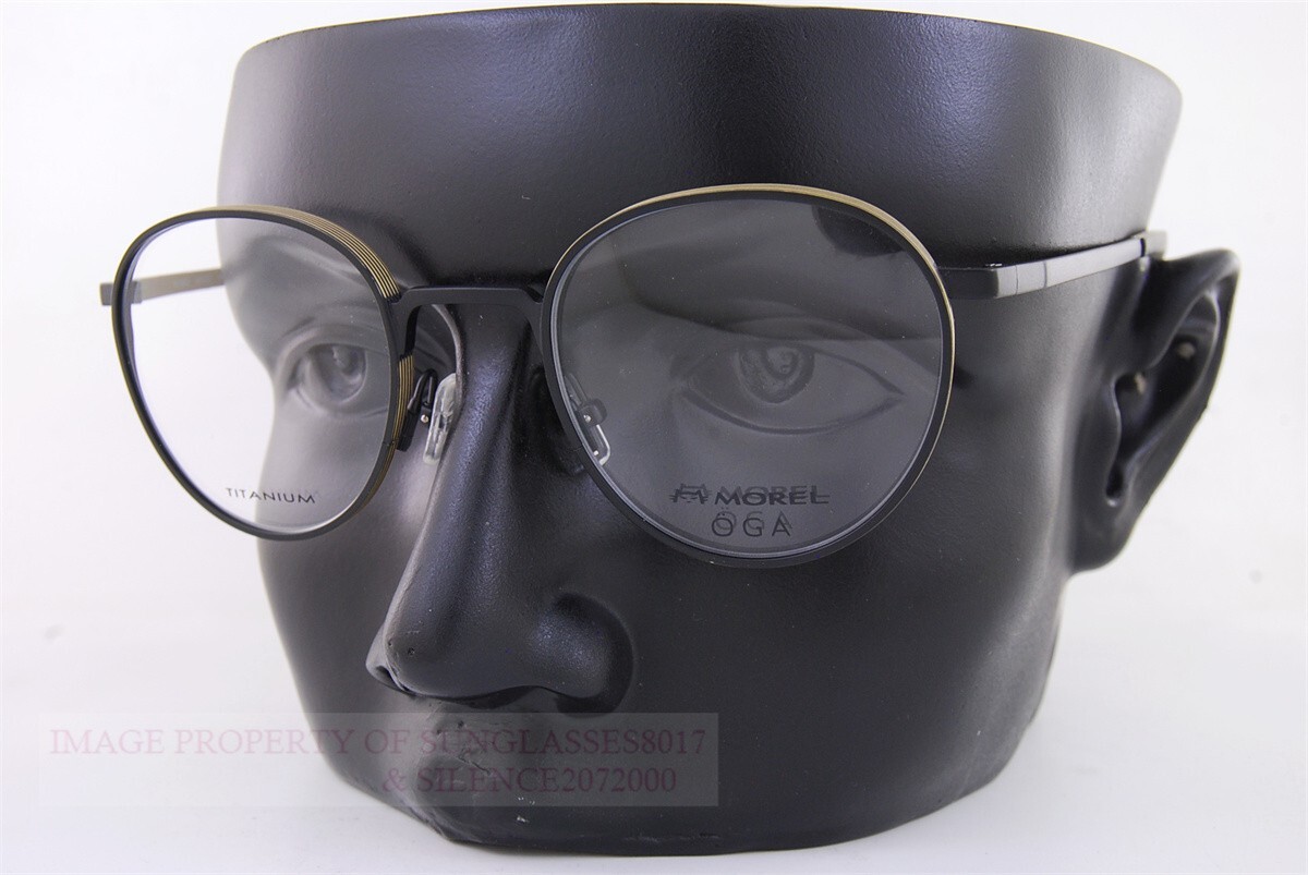 New MOREL OGA Eyeglass Frames 10162O ND01 Black made in