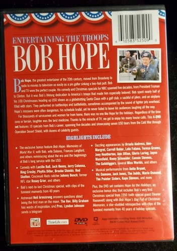 Bob Hope: Entertaining the Troops (DVD, 2016, 4-Disc Set) ck51 - Picture 2 of 2