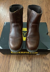 bota com biqueira de aço caterpillar