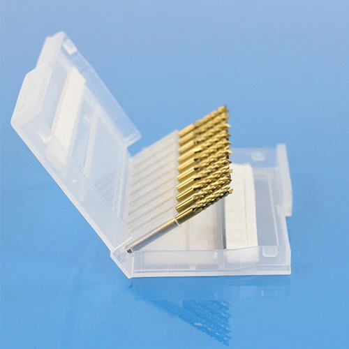 10pcs 3.175mm Titanium Coated PCB Carbide Milling Cutter CNC Router Bit 1.0mm - Picture 3 of 4