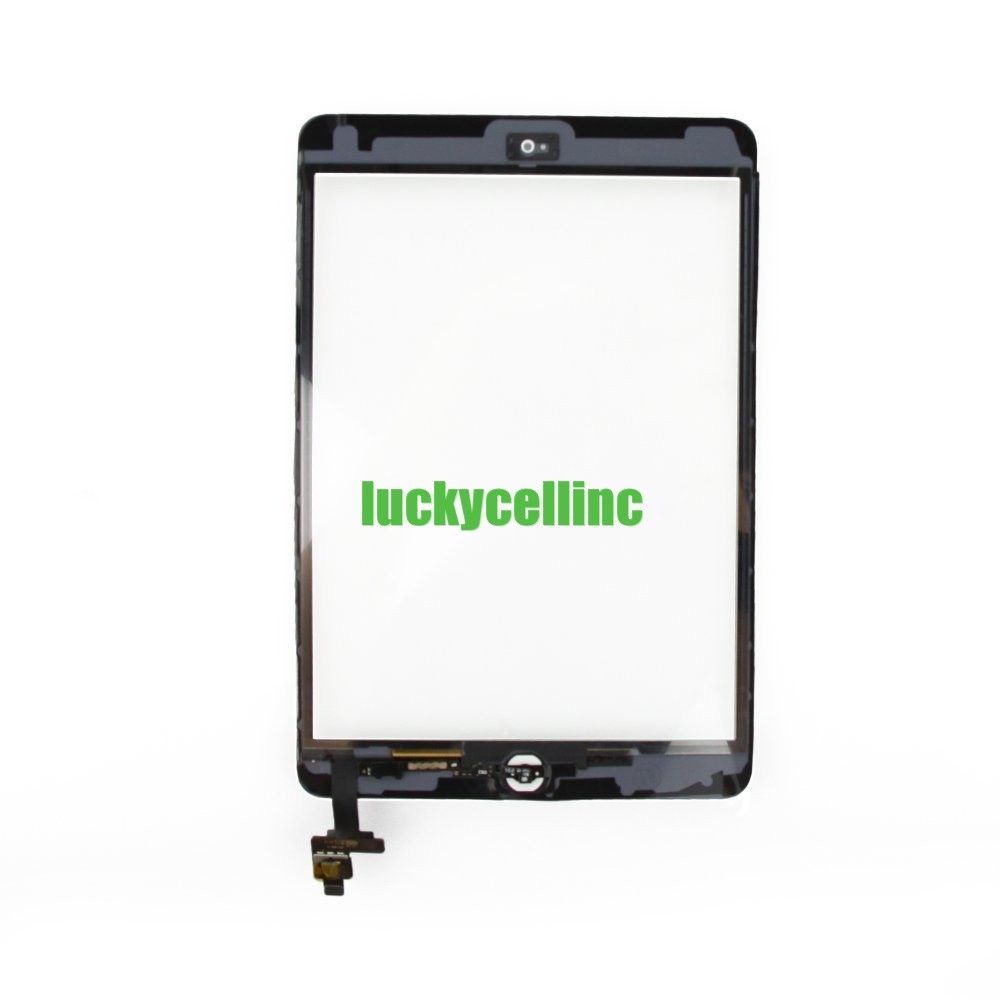 Écran IPad Mini 1 & 2 - Kit Remplacement Complet Avec Vitre Tactile, Bouton Home, Câble Flex - Blanc