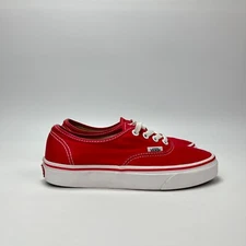 Vans Classic Authentic Red Athletic Skate Shoes 721356 Size Men 5 - Women 6.5