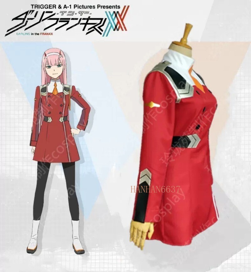 Berretto Da Baseball Zero Two Cosplay - Damdos, Ispirato A Darling In The Franxx, Colore Nero, Taglia Unica Regolabile (58-60 Cm), Cotone
