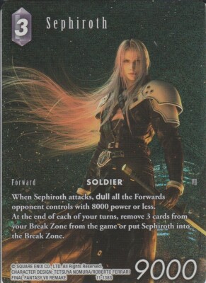 Sephiroth Full Art Foil - 11-138S - NM - Final Fantasy | eBay