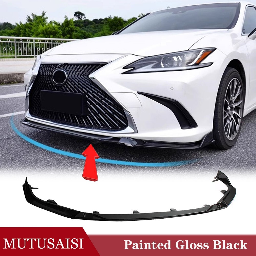 Fits 2019-2024 Lexus ES ES300h ES350 Front Bumper Lip Spoiler