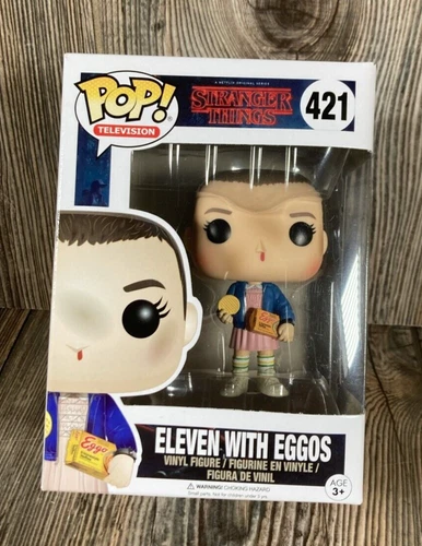Funko Pop Stranger Things #421 Eleven with Eggos Vinyl Figure NEW