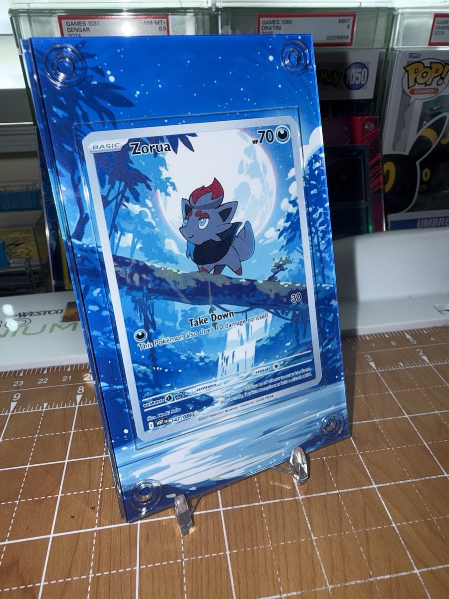 ゾロア ☆(AR) 142/086 Scarlet＆Violet-White … Zorua 142/086 Sv: White Flare Pokemon Extended Art Case | eBay