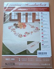 Stickpackung mit Kreuzstich, Herbst-Igel-Tisc...