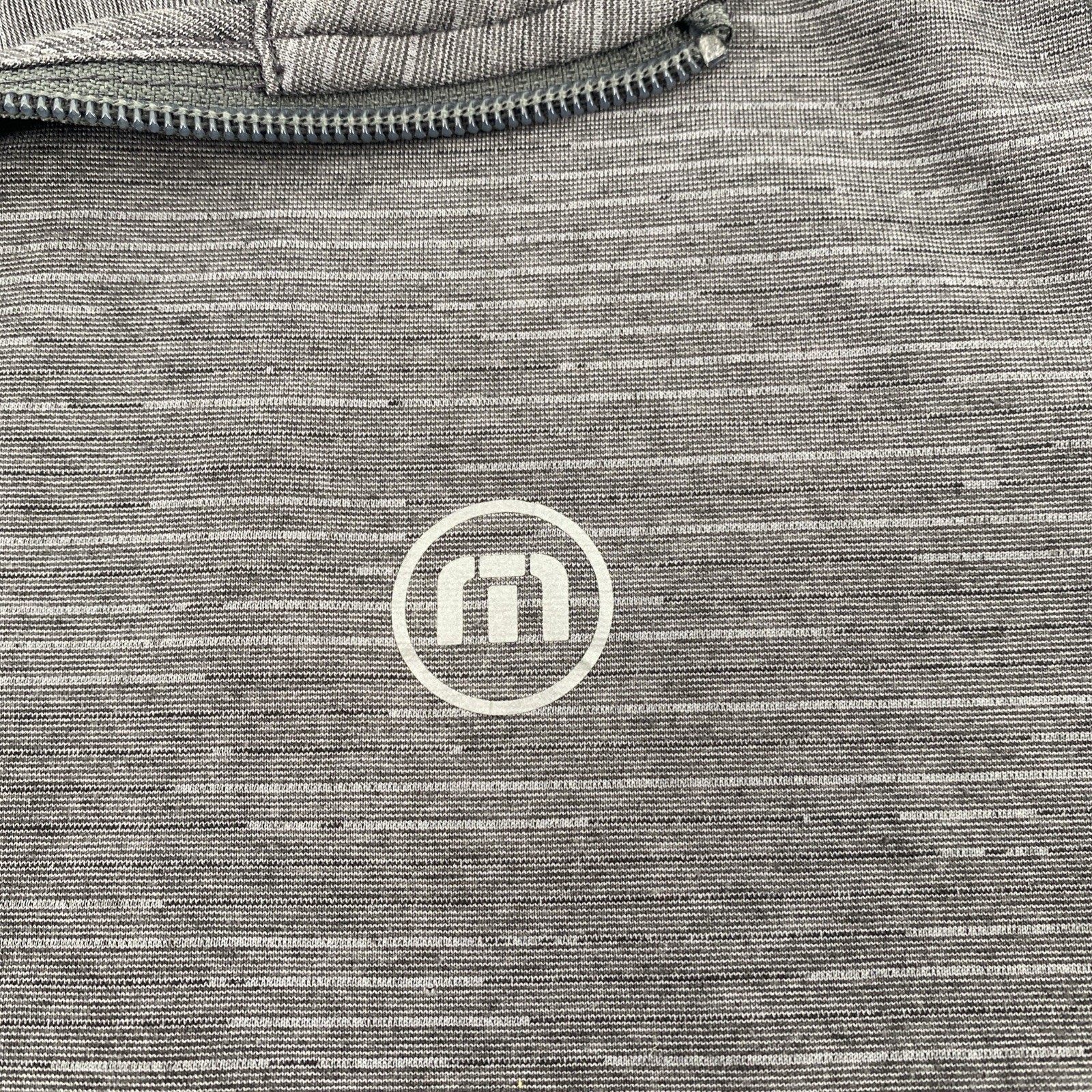 Travis Mathew Cloud Pullover Mens Medium Gray 1/4… - image 4