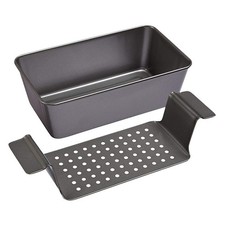 2x Vassoio Barbecue Padella Polpettone Sano Professionale 12 Pollici1478