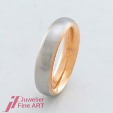 Ring - Ehering - Trauring - Partnerring - 950 Platin und 18K/750 Gelbgold