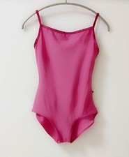 Yumiko Leotard Pink Size S Japan M with bust panel USED from JAPAN