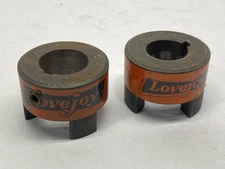 Lovejoy L-075 .875 Standard Jaw Coupling Half 0.875" LOT OF 2