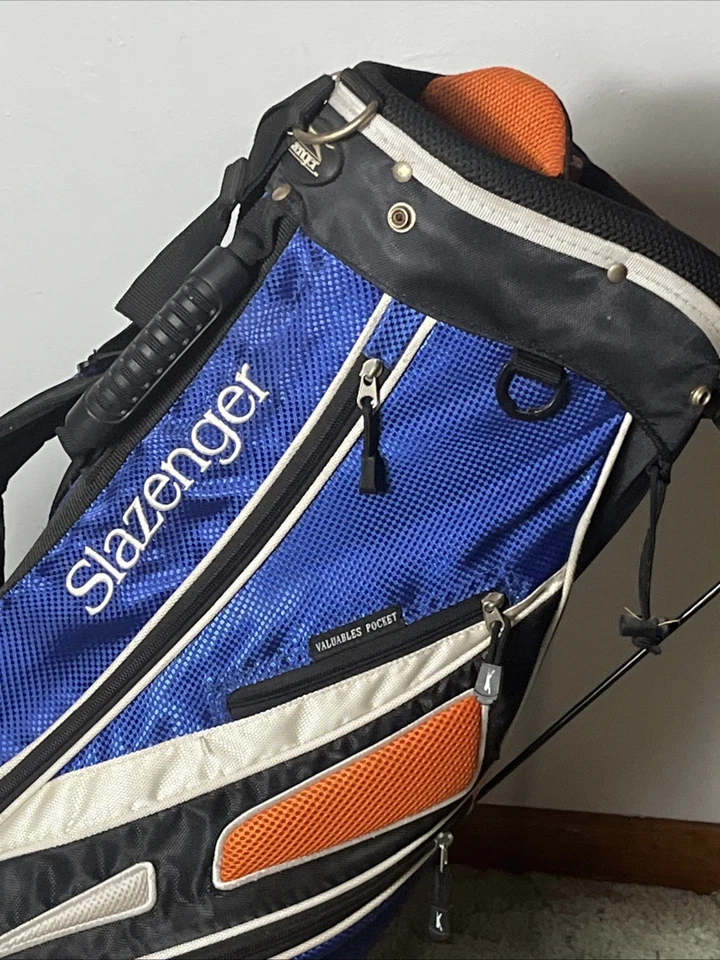 Slazenger Golf 6 Way Carry Cart Bag Retro 6 Pocket Insulated Pocket - Image 4 of 4