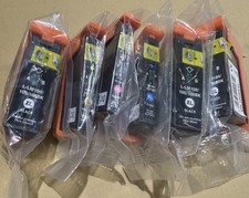 Image of LEXMARK LM100 XL Compatible Ink Cartridges - 3 Black, 1 Cyan, 1 Magenta. 1 yello