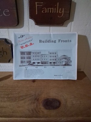 Korber Models O Scale #65 Factory Facade.  Building Front Background Ships Free 