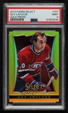 2013 Panini Select Retired Gold Prizm 5/10 Guy Lafleur #157 PSA 9 MINT HOF 06tj