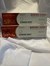 SP-6 Probiotic Baking Soda Toothpaste - Mint - 2 PACK - 2 x 100 g in each -NEW