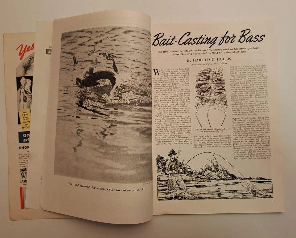 1939 Field & Stream Magazine Nova Scotia Bird Hunting Ocean City Md. Marlin - Image 4 of 4