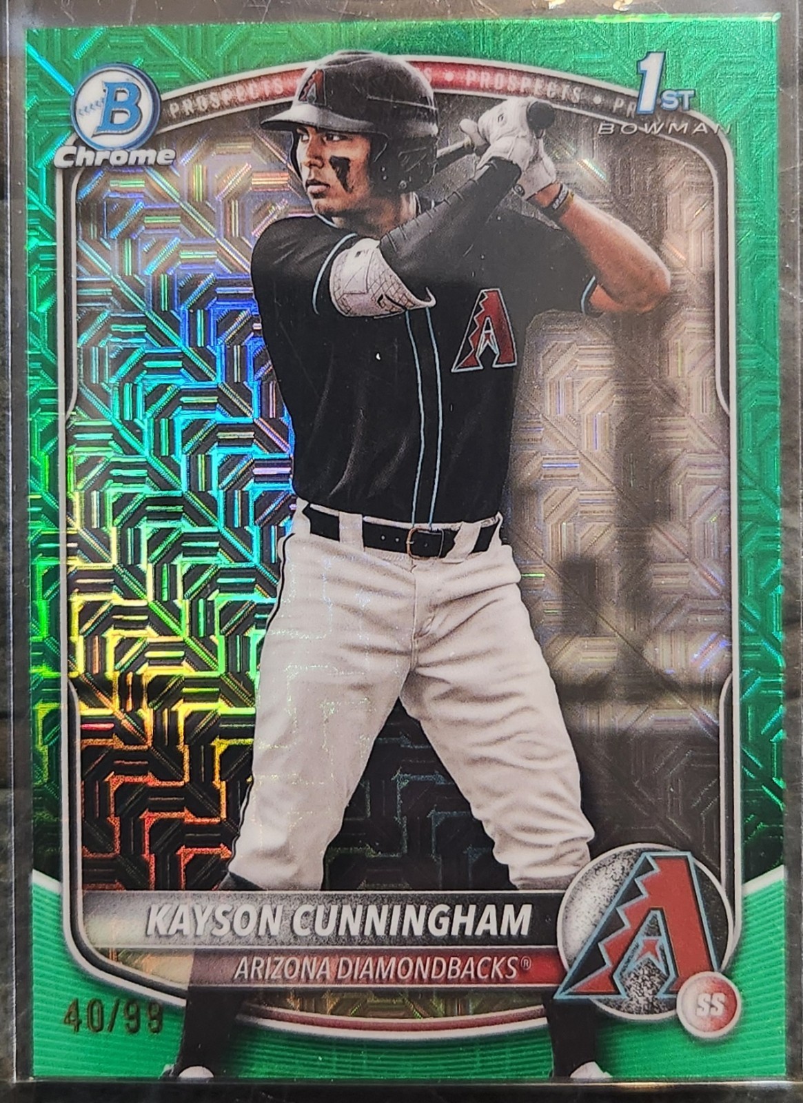 2025 Bowman Chrome Draft Kayson Cunningham 1st Mojo Mega Box /99
