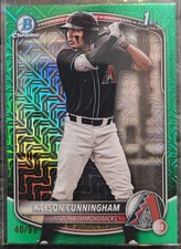 2025 Bowman Chrome Draft Kayson Cunningham 1st Mojo Mega Box /99