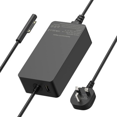 44W Ladegerät für Microsoft Surface Pro 7/6/5/4/3/X, 1/2/3 Surface Go 1/2 Surface