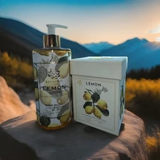 2 PACK~ALCHIMIA LEMON FINE VEGETABLE SOAP 3 X 5.25Oz & 1 FINE LIQUID SOAP 16.9OZ