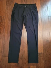 Bylt Everyday Pant Stretch Chino Size Small Black Slim Casual