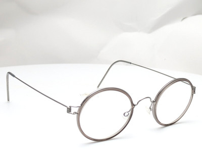 Lindberg Air Harley 001/105F8 P10 Silver Unisex Eyeglasses Frames 43-24-145