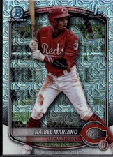 2025 Bowman #BCP-99 Naibel Mariano Chrome Prospects Mojo Refractor