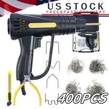 Upgrade 70W Hot Stapler Car Bumper Fender Fairing Welder Gun Plastic Repair Kit