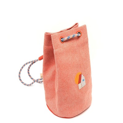 Hermes HERMES Epope Duffle Bag Drawstring Bag Shoulder Bag Canvas Orange Unused