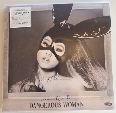 ARIANA GRANDE   Dangerous Woman Purple Black Swirl Vinyl 2LP, wie neuwertig