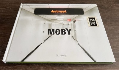 SIGNED & DOODLED MOBY Destroyed Book + CD 2011 Damiani Tour HC As-New 1st/1st