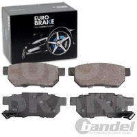 Eurobrake BremsbelÄGe Satz Hinterachse Passend FÜR Honda Civic Concerto Prelude