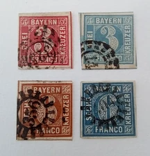 Bavaria 1850-1900 Stamps mint & used