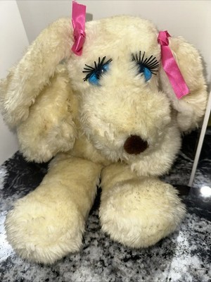Vintage 1981 Fifi La Femme Francesca Hoerlein Franland Stuffed Dog W/ Eyelashes
