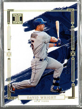 2024 Panini Impeccable Holo Gold #27 David Wright /10