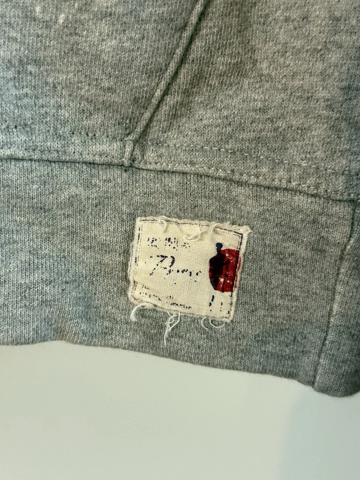 Sudadera con Capucha PRPS Gráfica Para Hombre Gris Claro Talla M Foto 2 de 4