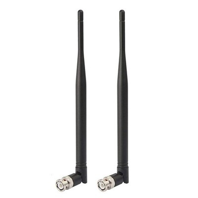 Bingfu Wireless Microphone Receiver Antenna UHF 400MHz-960MHz BNC Male Antenn...