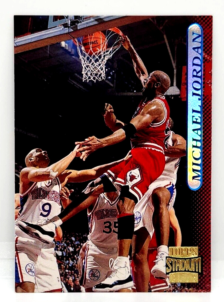 MICHAEL JORDAN ~ 1996-97 TOPPS STADIUM CLUB #101 ~ CHICAGO BULLS