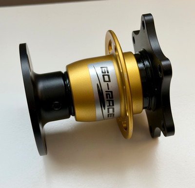 Go-Race Simucube 2 Self-Aligning Sim Racing Quick Release Kit Gold 6x70mm