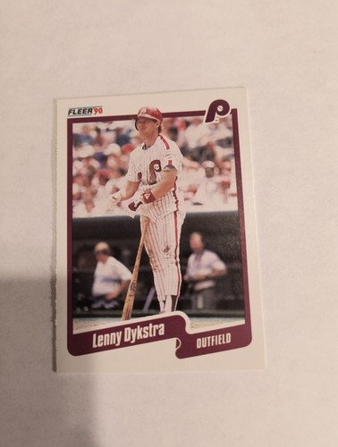 Lenny Dykstra #556 1990 Fleer card