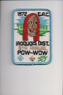1972 CAC Inoquois District 6th Annual Pow-Wow patch