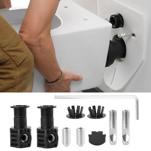 Eficientes Juegos de Fijación de Inodoro de Pared con Instalación Fácil de Usar - Imagen 2 de 8