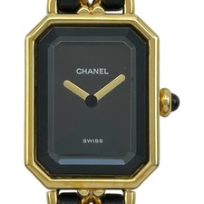 Chanel Premiere L H0001 Black Plated Quartz Women's Watch Used